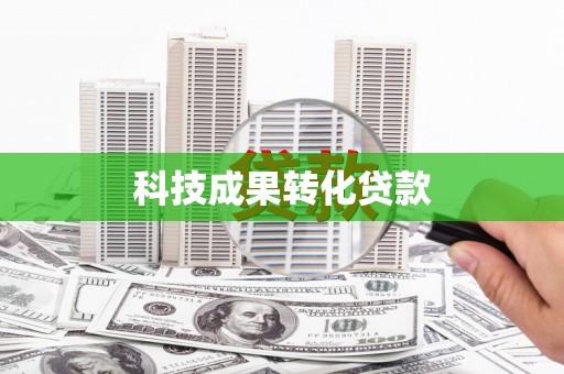 新市科技成果转化贷款