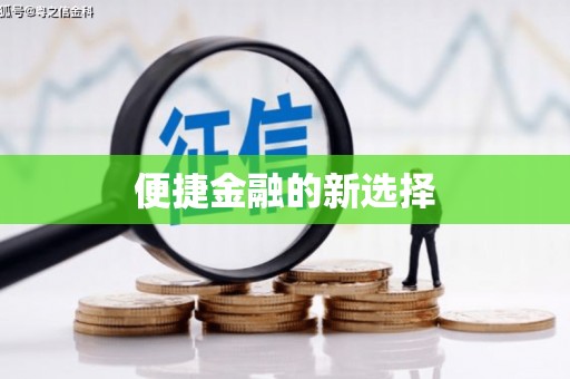 新市便捷金融的新选择