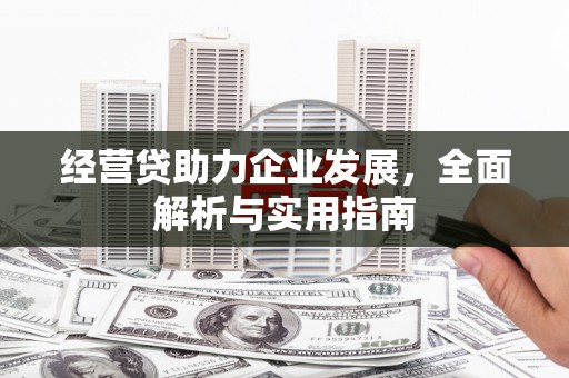 新市经营贷助力企业发展，全面解析与实用指南