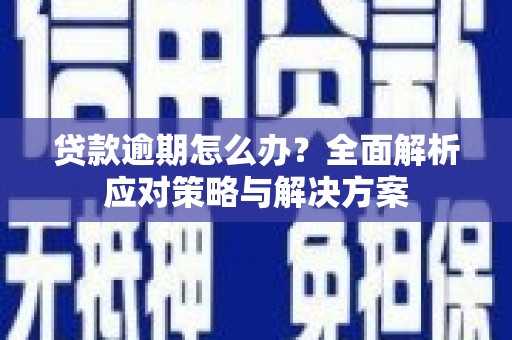 新市贷款逾期怎么办？全面解析应对策略与解决方案