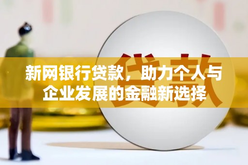 新市新网银行贷款，助力个人与企业发展的金融新选择