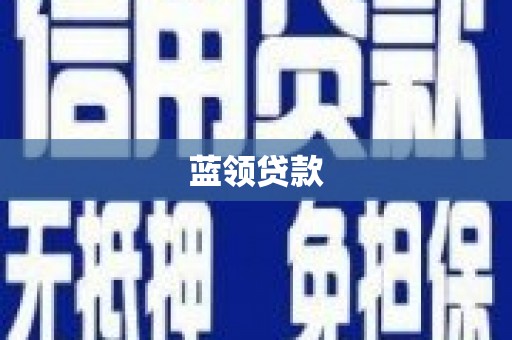 新市蓝领贷款
