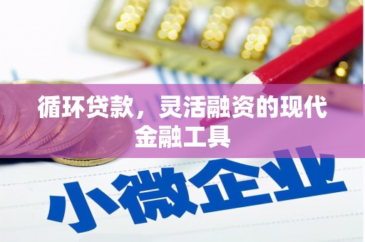 新市循环贷款，灵活融资的现代金融工具