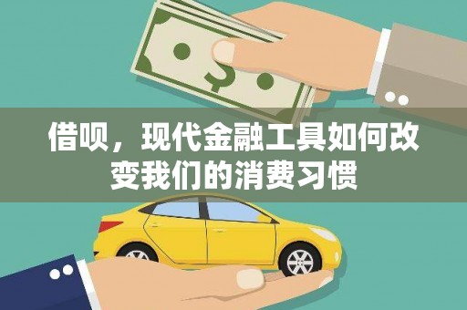 新市借呗，现代金融工具如何改变我们的消费习惯