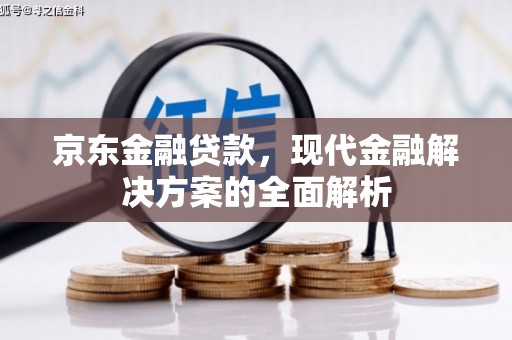 新市京东金融贷款，现代金融解决方案的全面解析