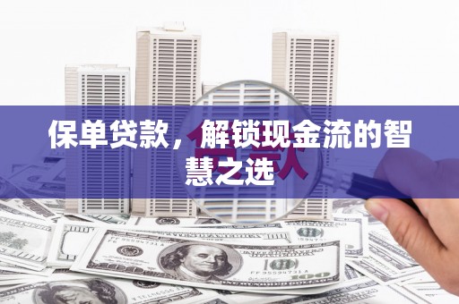 新市保单贷款，解锁现金流的智慧之选